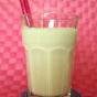 A very healthy and low fat vanilla milk shake, rich in protein and calcium
